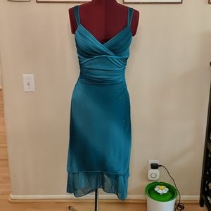Ombré Blue Glitter Dress